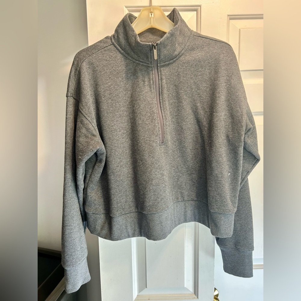 Zella dark grey quarter zip